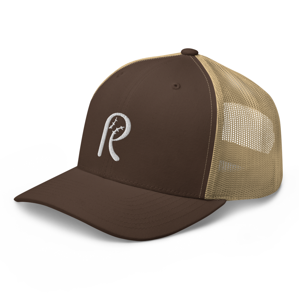 ROSEDIA TRUCKER CAP (Brown) – IDEASWAM