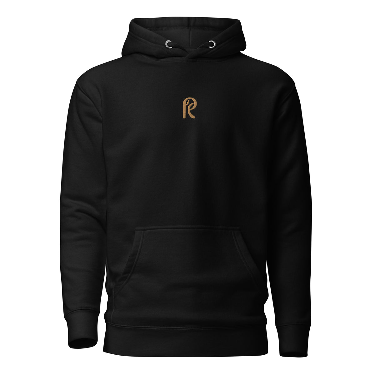 Gold Logo Classic Embroidered Hoodie