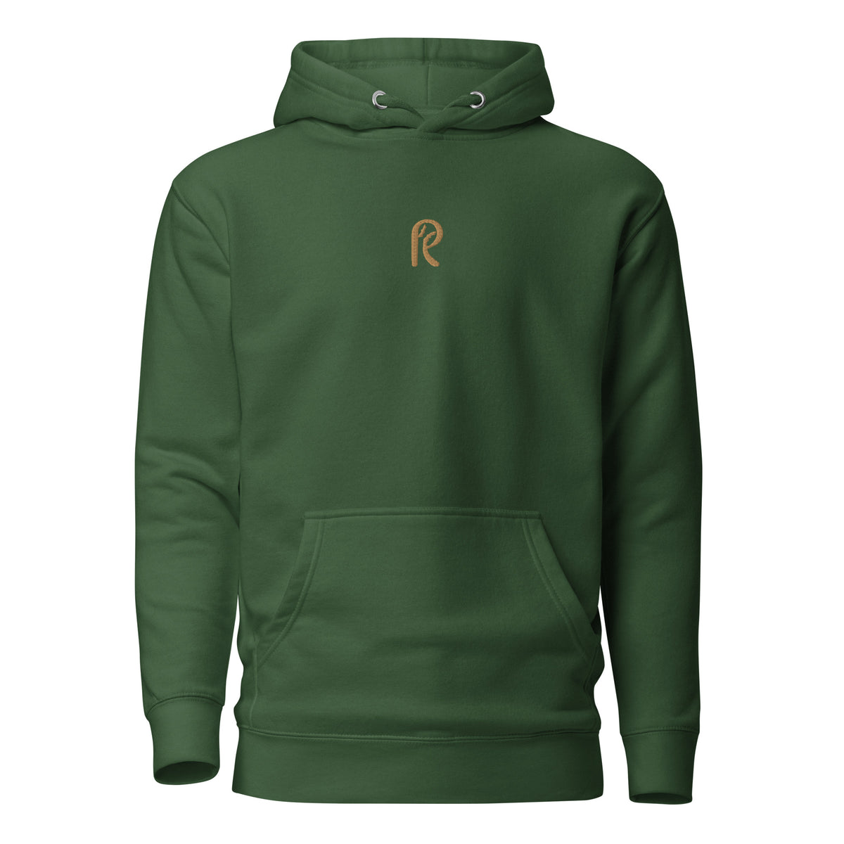 Gold Logo Classic Embroidered Hoodie