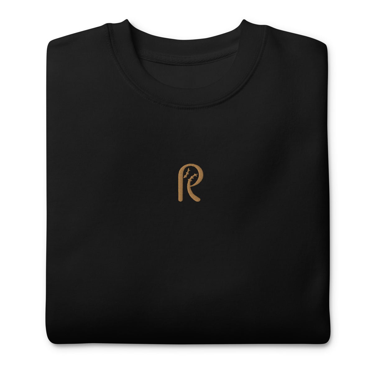 Gold Logo Classic Embroidered Sweatshirt (Premium)