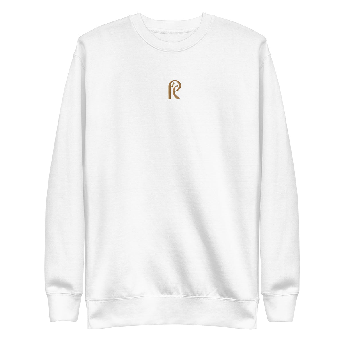 Gold Logo Classic Embroidered Sweatshirt (Premium)