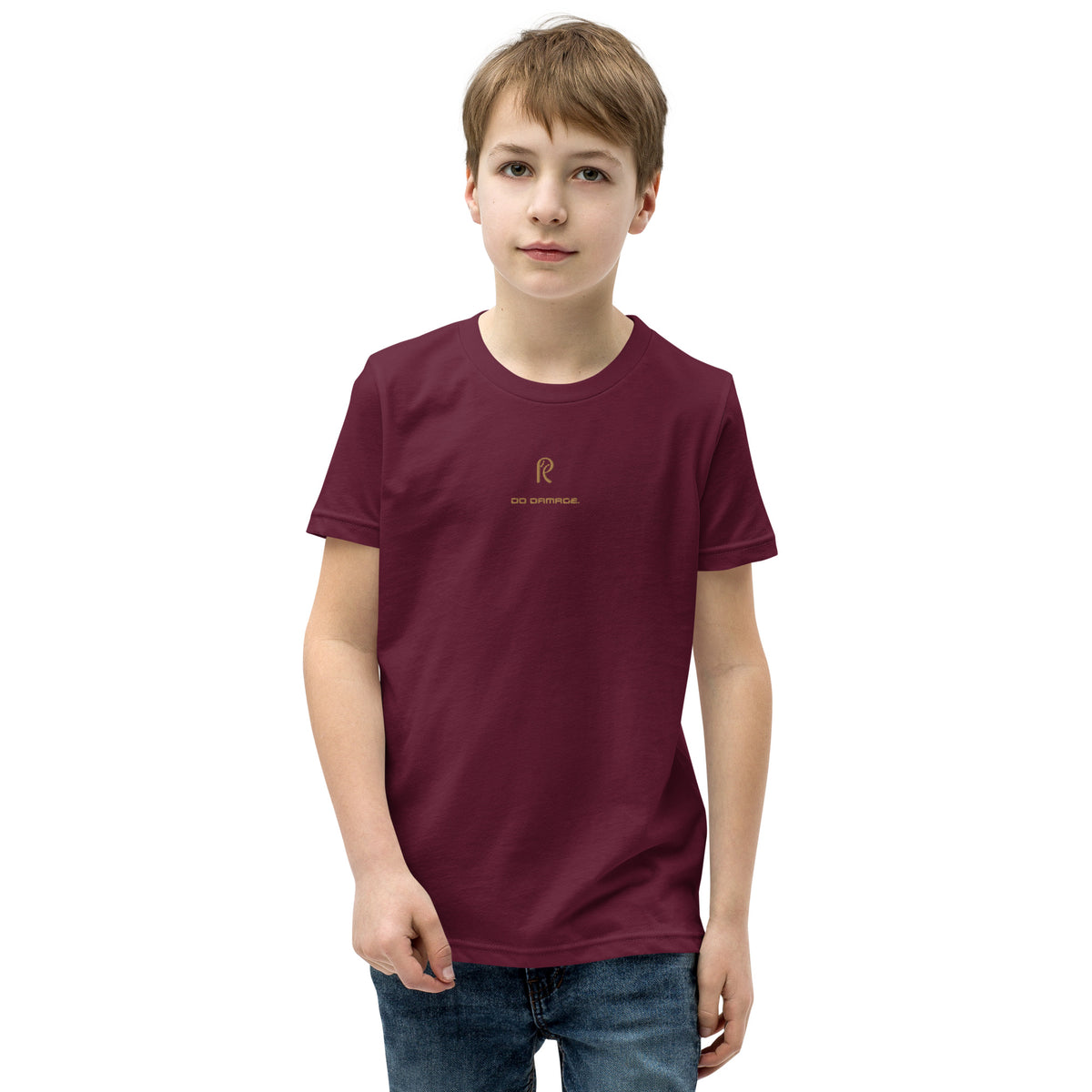 Youth Embroidered Gold Do Damage (Premium)