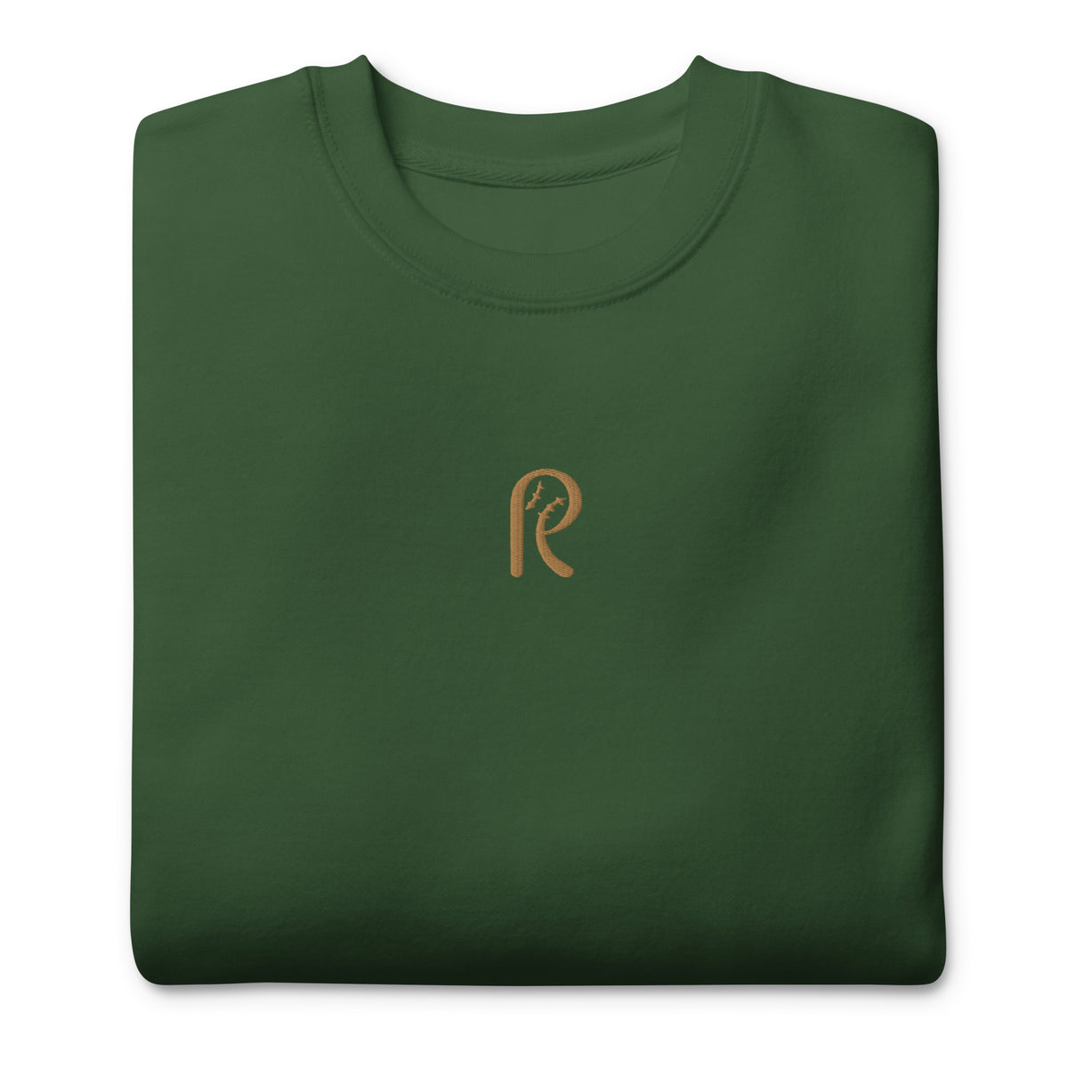 Gold Logo Classic Embroidered Sweatshirt (Premium)